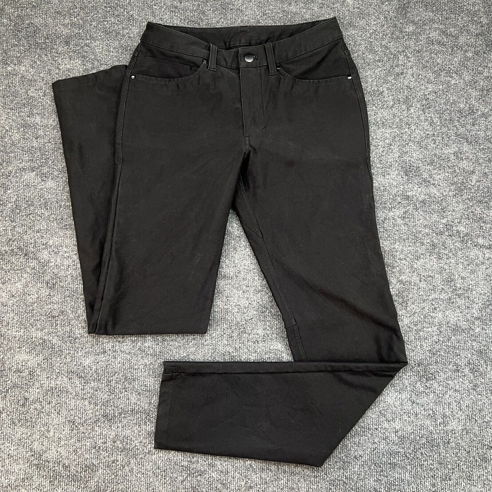 Lululemon Pants Men 28x34 Black ABC Slim Fit Five Pocket Chino Utilitech